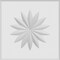 Ekena Millwork Standard Sedgwick Flower Rosette With Rounded Edge, 8"W x 8"H x 3/4"P ROSP080X080X075SDG11 - alternate 2